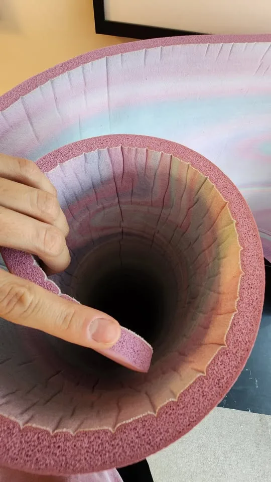 Yoga Mat Popflex CloudCushion (Vegan Suede, Pink) image indicator(3)