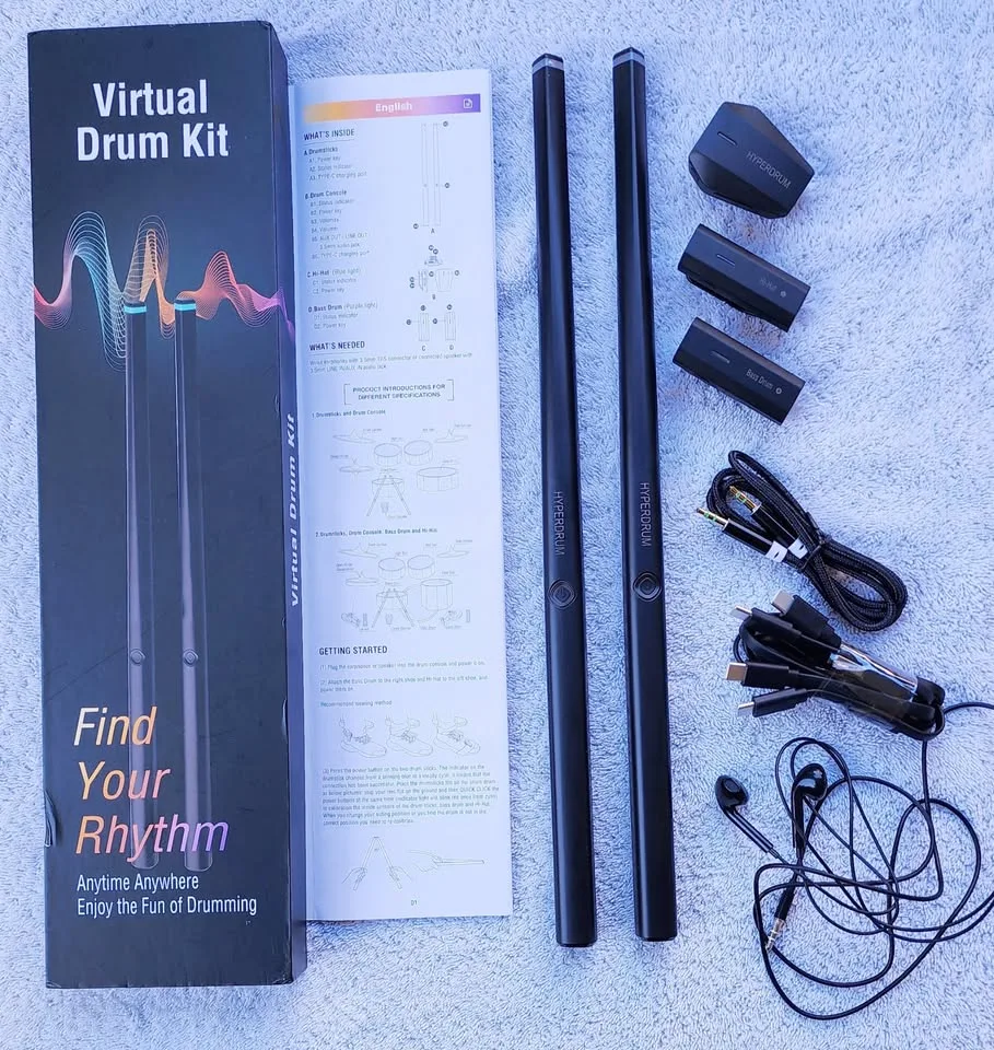 HyperDrum Portable Virtual Drum Set - Air Drums - UBC