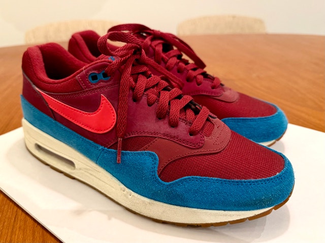 Nike Air Max 1 “Burgundy Teal” 2018 - Men’s US 9
