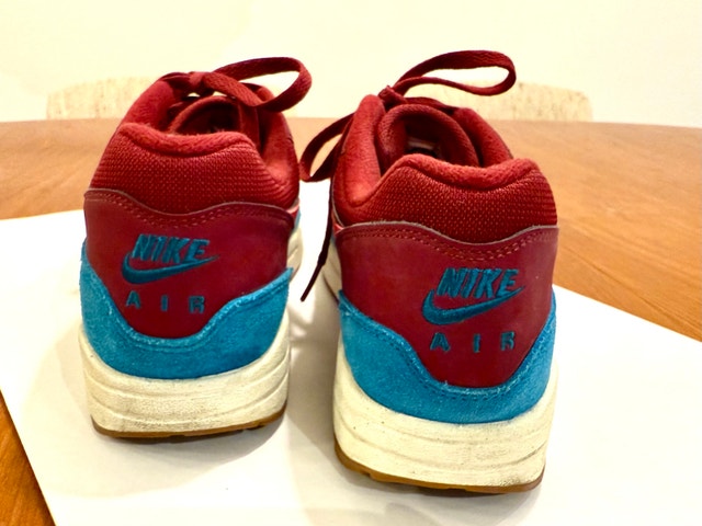 Nike Air Max 1 “Burgundy Teal” 2018 - Men’s US 9 - photo 2