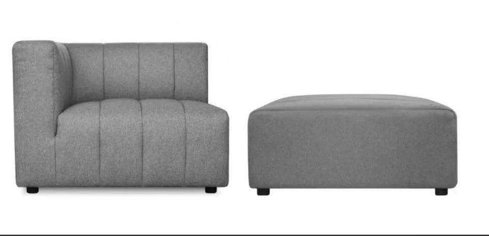 BRAND NEW MOE’S HOME COLLECTION ARM CHAIR AND OTTOMAN image indicator(4)
