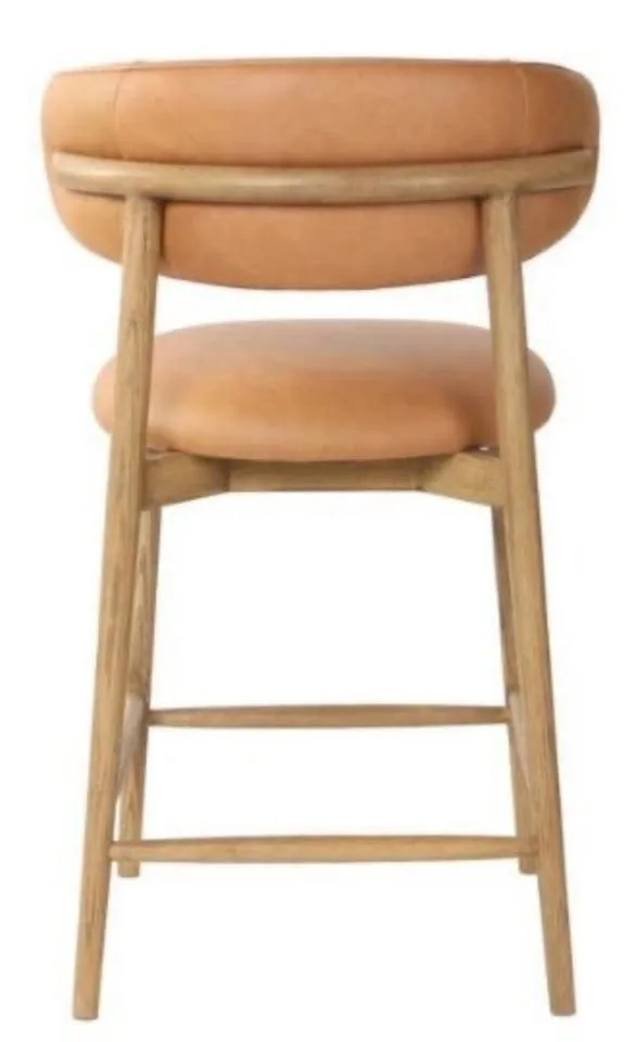 BNIB Leather Counter Stool image indicator(3)