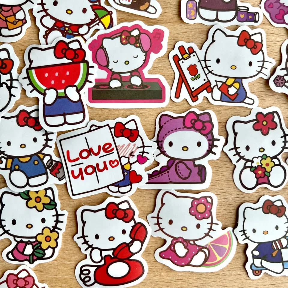 Pack of 45 Cute Small Hello Kitty Journal Stickers #2 image indicator(5)