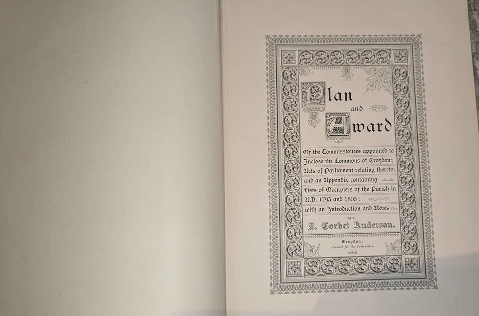 1889 Croydon Inclosure Award (Rare) - photo 3