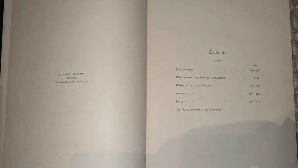 1889 Croydon Inclosure Award (Rare) image indicator(4)
