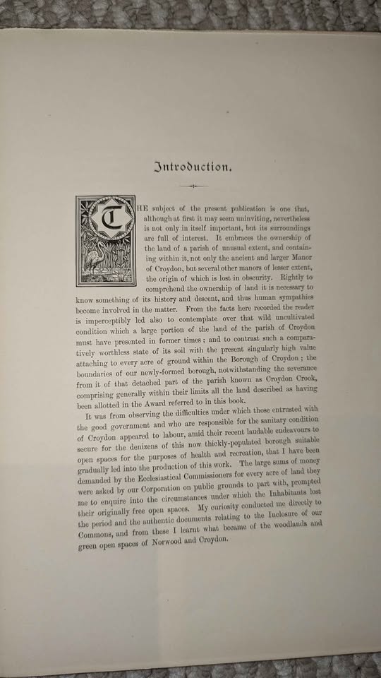 1889 Croydon Inclosure Award (Rare) - photo 5