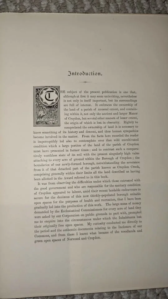 1889 Croydon Inclosure Award (Rare) image indicator(5)