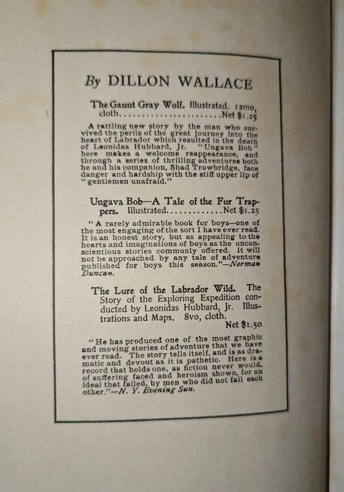 1905/1906 “The Lure of the Labrador Wild” image indicator(5)