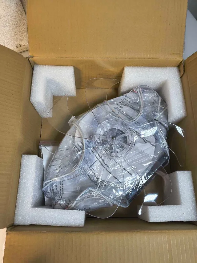 Modern 30" Geometric Ceiling Fan with Light image indicator(2)