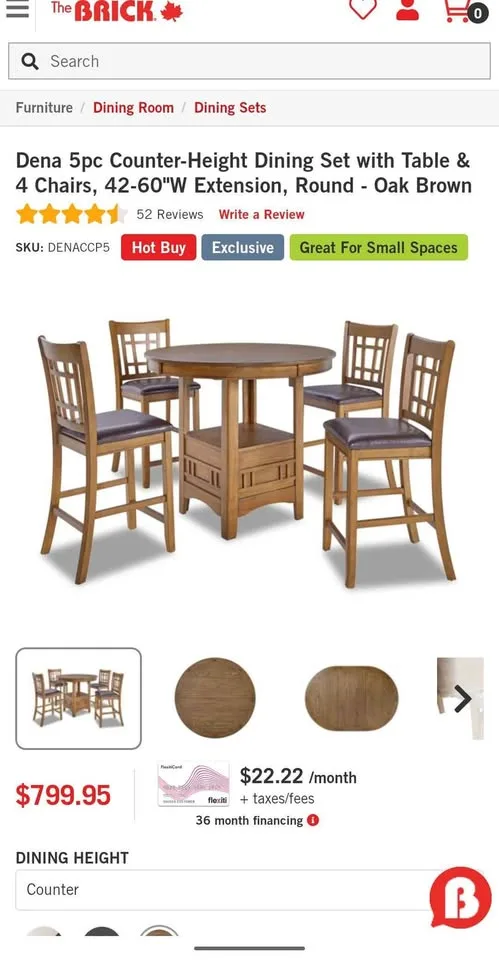 Dining or Kitchen Table & 4 Chairs image indicator(4)