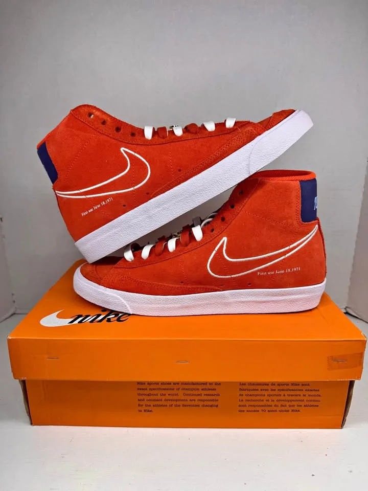 NEW RARE Nike Blazer Mid '77 Fall Orange Sz W-11 M-9.5 thumbnail