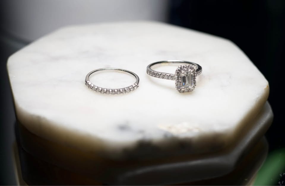 HELZBERG Diamond Wedding Ring Set 14K White Gold 1 1/4 ct - photo 3