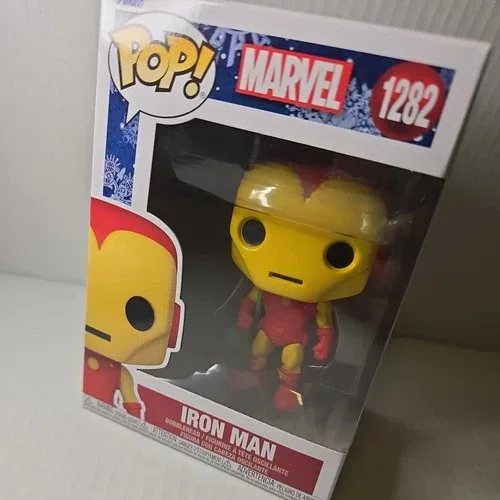 FUNKO POP ! IRON MAN 1282 MARVEL CHRISTMAS R01