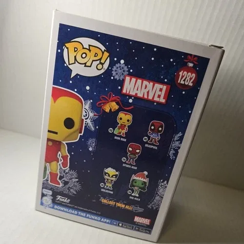 FUNKO POP ! IRON MAN 1282 MARVEL CHRISTMAS R01 image indicator(3)