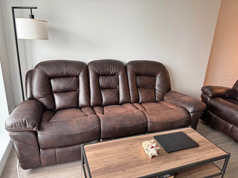 Brown Recliner Sofa