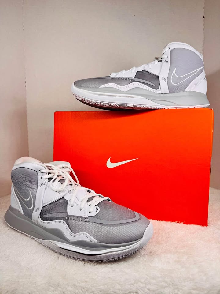 Nike Kyrie Infinity TB Wolf Grey/White Basketball Shoes Sz 13