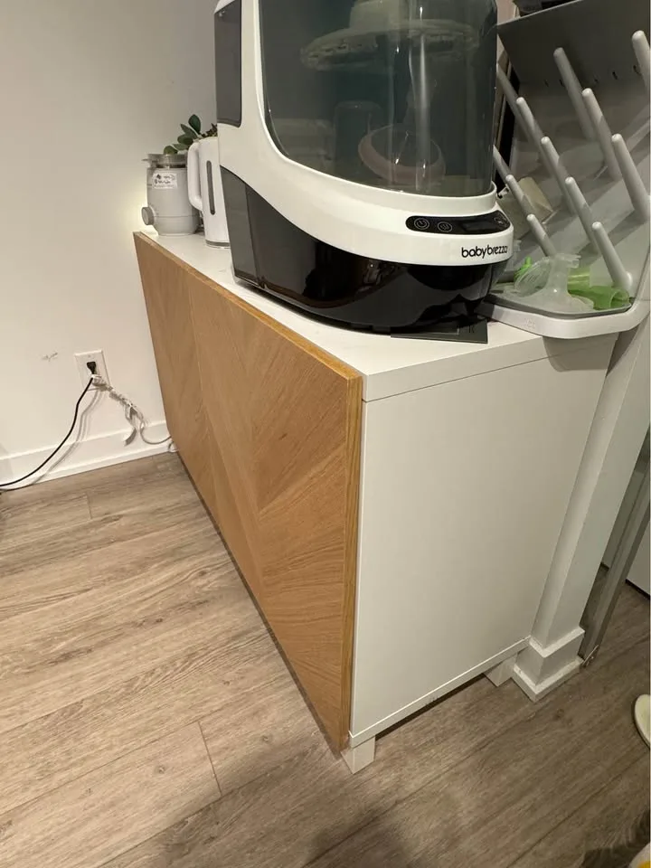 IKEA BESTÅ Storage Unit - White / Oak Finish image indicator(2)