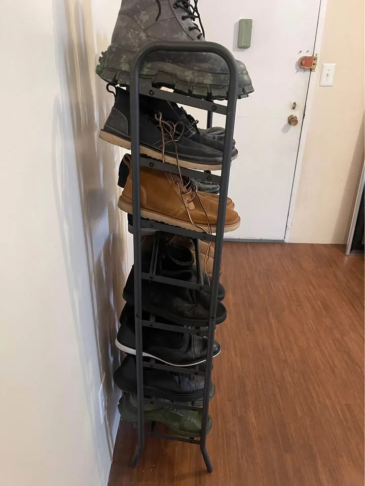 8-Tier Shoe Rack – Sturdy & Space-Saving Organizer image indicator(4)