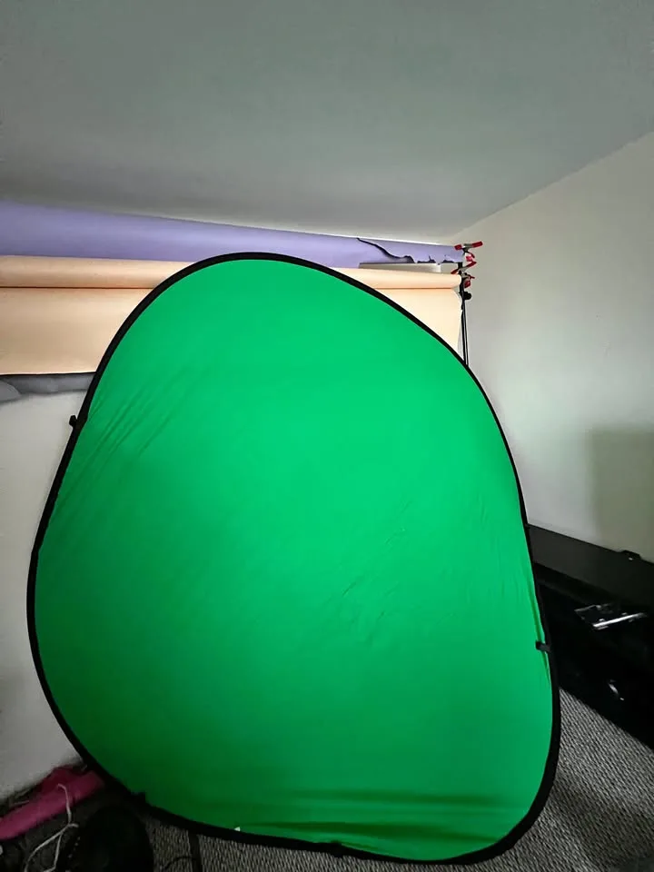 Impact Super Collapsible Green Screen – 8 x 16 ft thumbnail