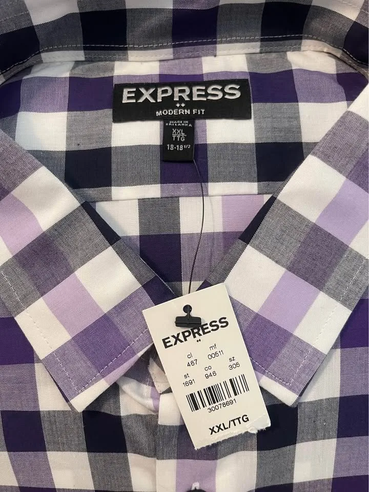 Express Men’s Button-Up Shirt (XXL) image indicator(2)