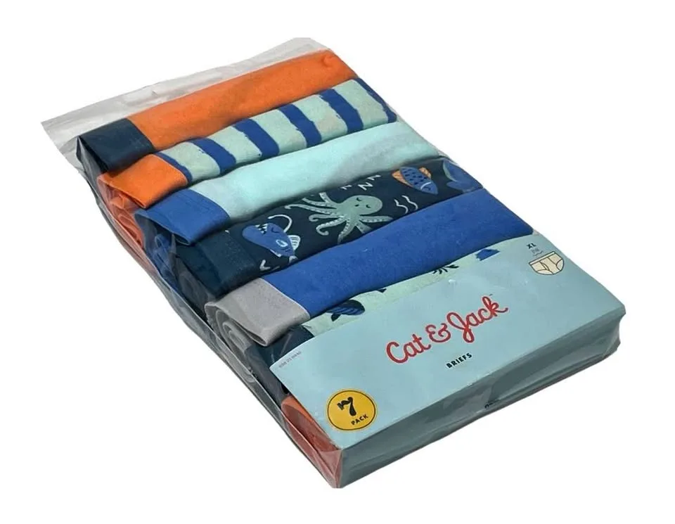 New Cat & Jack Boys Briefs Sz L 12/14 Underwater Theme Target thumbnail