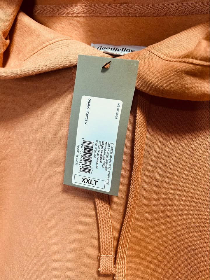 NWT Goodfellow & Co Unisex Sweater Hoodie 2XL XXL Pullover Top - photo 4
