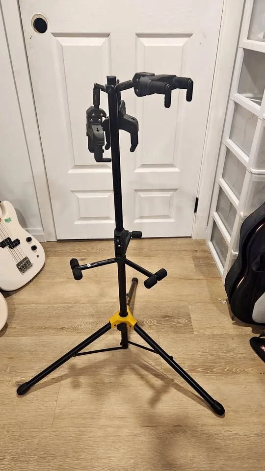 $70 Triple Hanging Guitar Floor Stand thumbnail