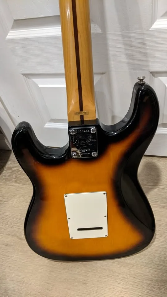 $220 Lyon Stratocaster Electric Guitar - Sunburst image indicator(7)