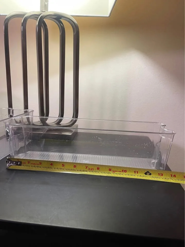 Set of 2 BINO Clear Plastic Storage Bins image indicator(4)