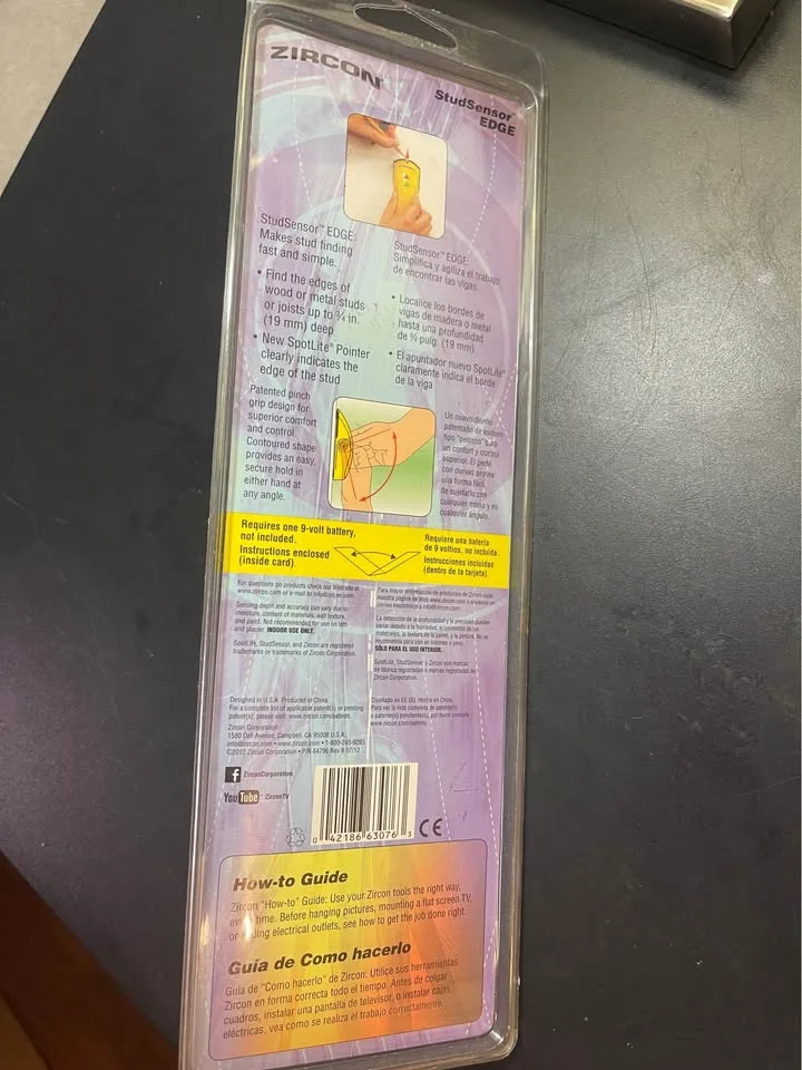 Zircon StudSensor EDGE – Brand New in Package image indicator(2)