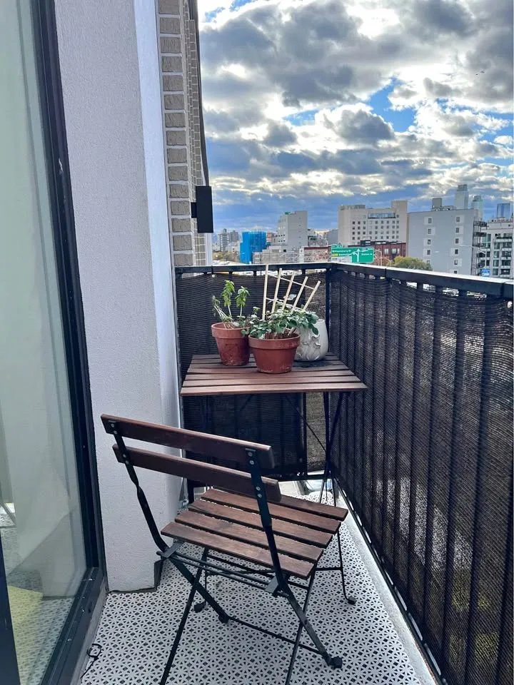 Patio / balcony table and chair set