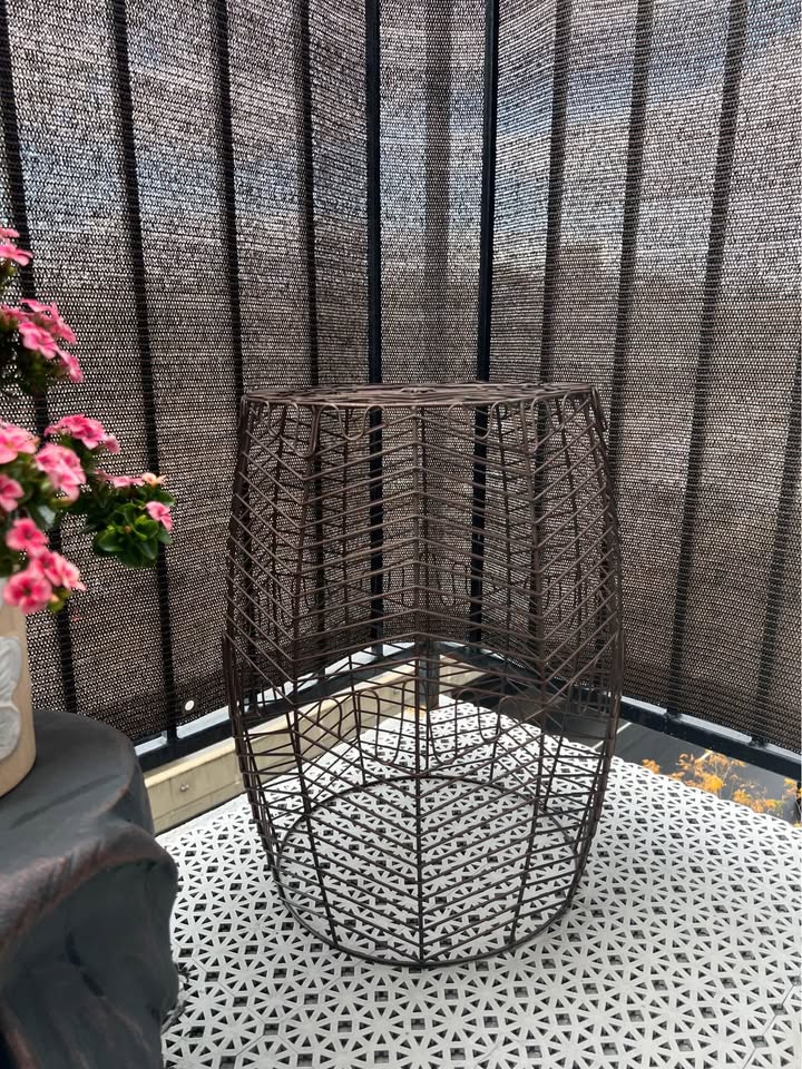 Metal garden stool for plants, balcony, patio - photo 2