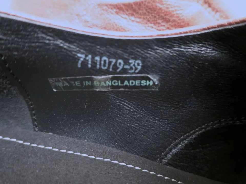 Yuko Imanishi+ Tsubasa Brown Leather Loafers, 1.8” Heel (39 / W8 image indicator(9)