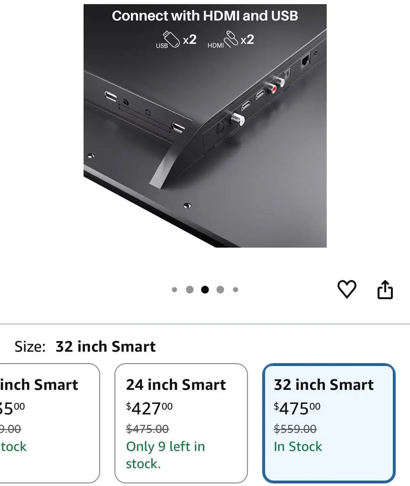 SYLVOX Smart RV TV, 32 inch image indicator(2)