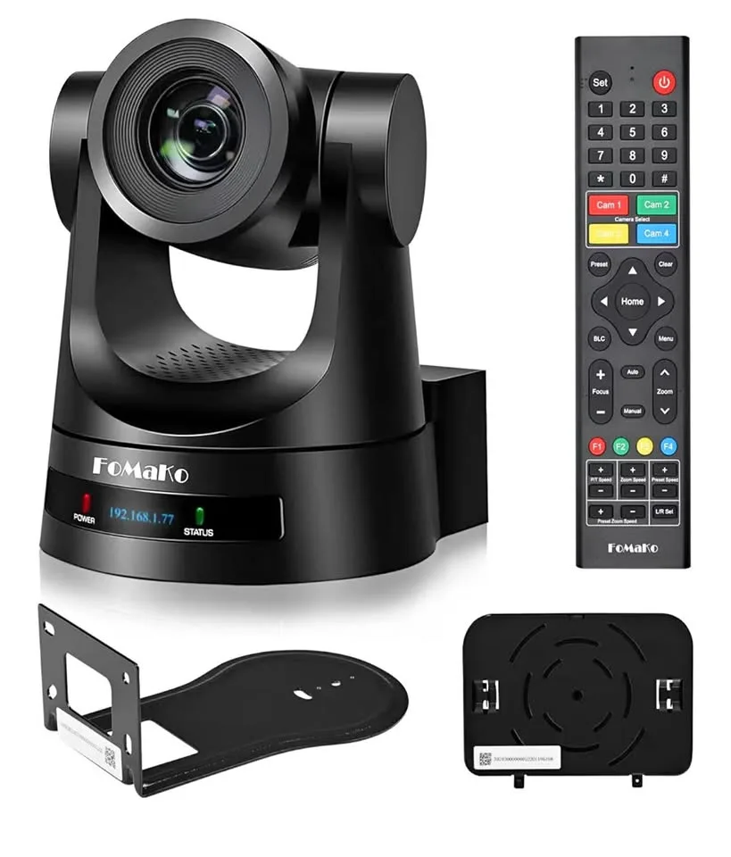 FoMaKo PTZ Camera HDMI AI Auto Tracking 20x Optical Zoom