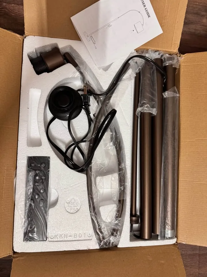 Ambimall Remote-Controlled Arc Floor Lamp image indicator(5)