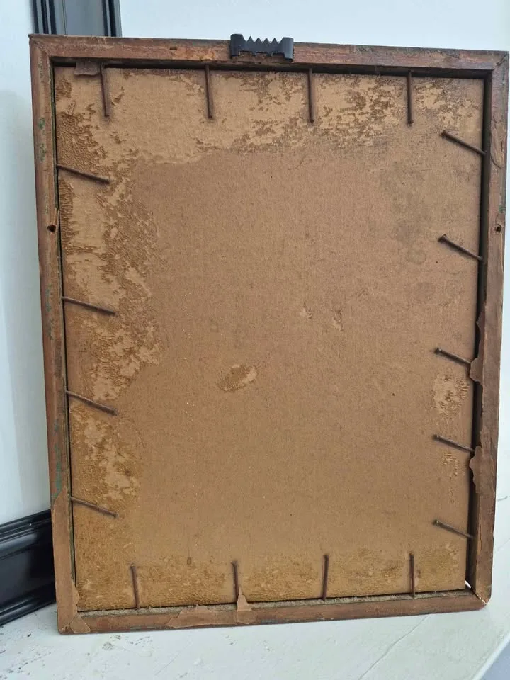 "An Old Sweetheart Of Mine" Arthur Garratt framed vintage 1920s image indicator(2)