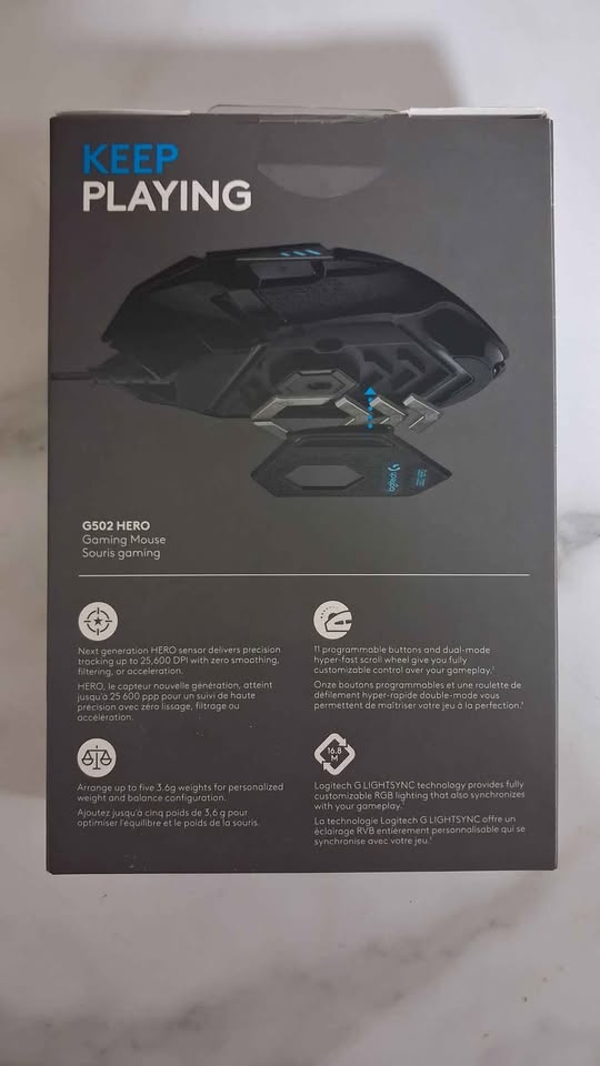 Logitech G502 HERO – Brand New Sealed – Retail $75+tax - photo 3