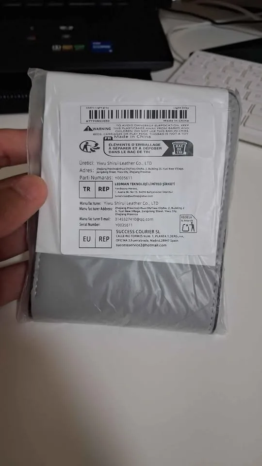 Men’s Leather + Cloth Wallet – Slim & Stylish (Brand New) image indicator(3)