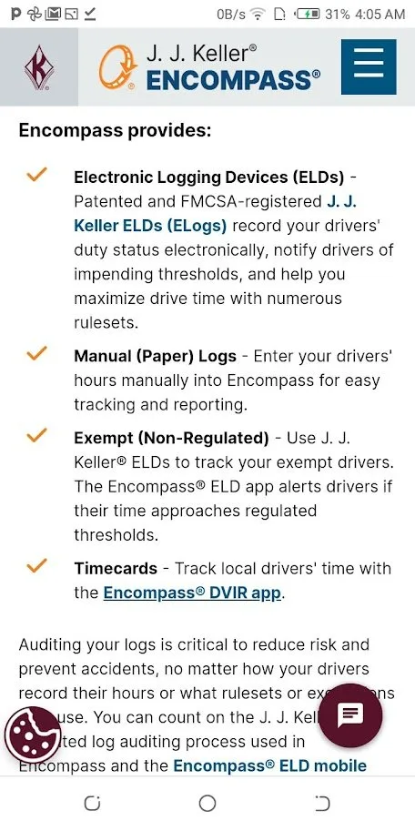 JJ Keller Emcompass Vehicle Training & Monitoriong Device image indicator(5)