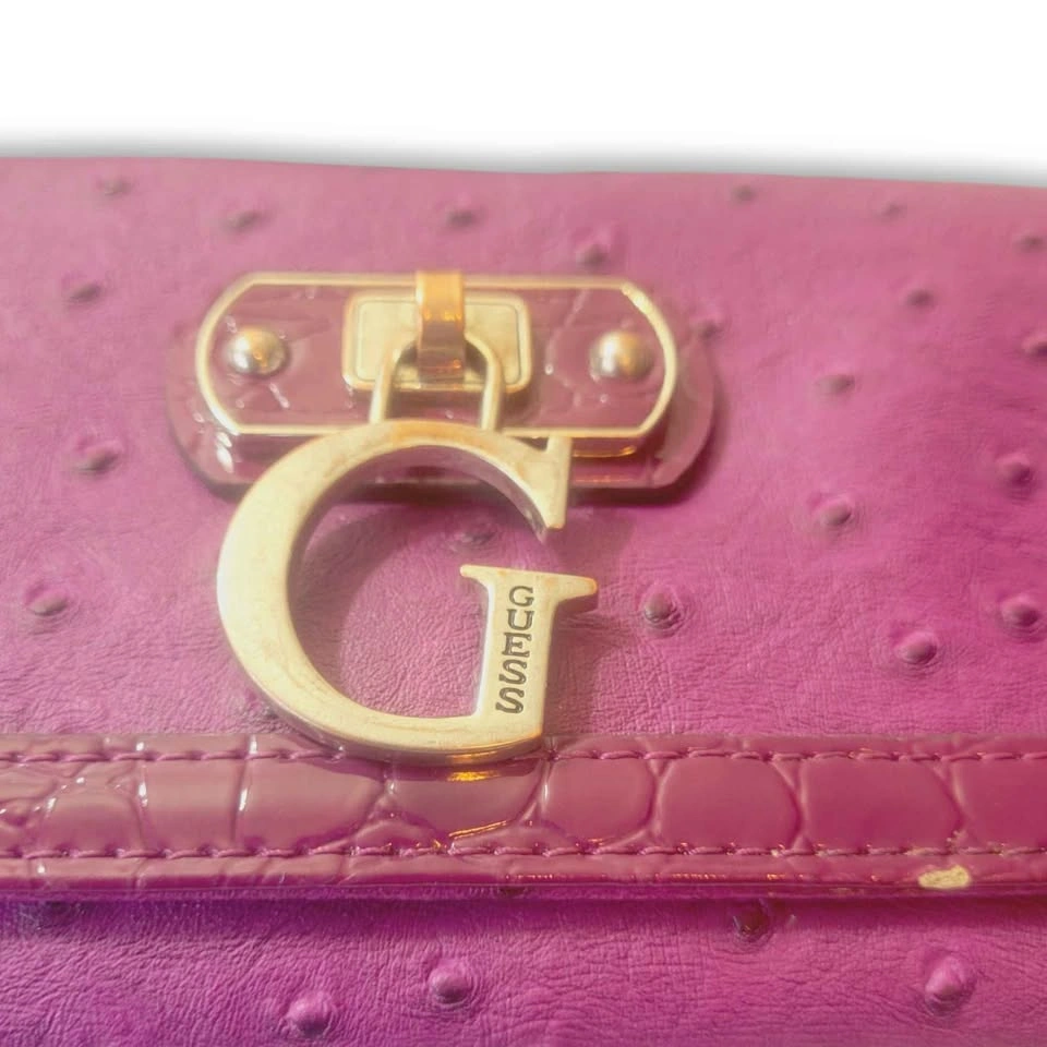 GUESS Authentic Tamora Trifold Leather Purple Women's Wallet - photo 4