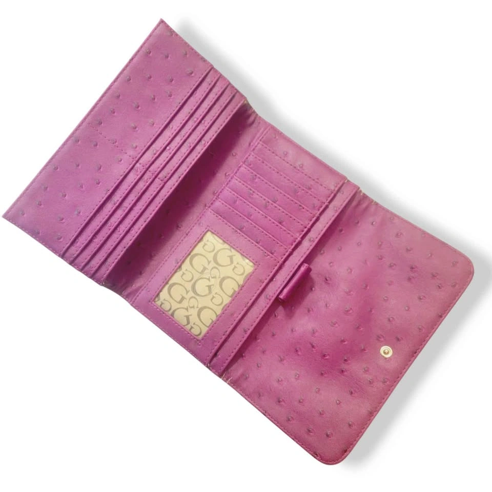 GUESS Authentic Tamora Trifold Leather Purple Women's Wallet - photo 5