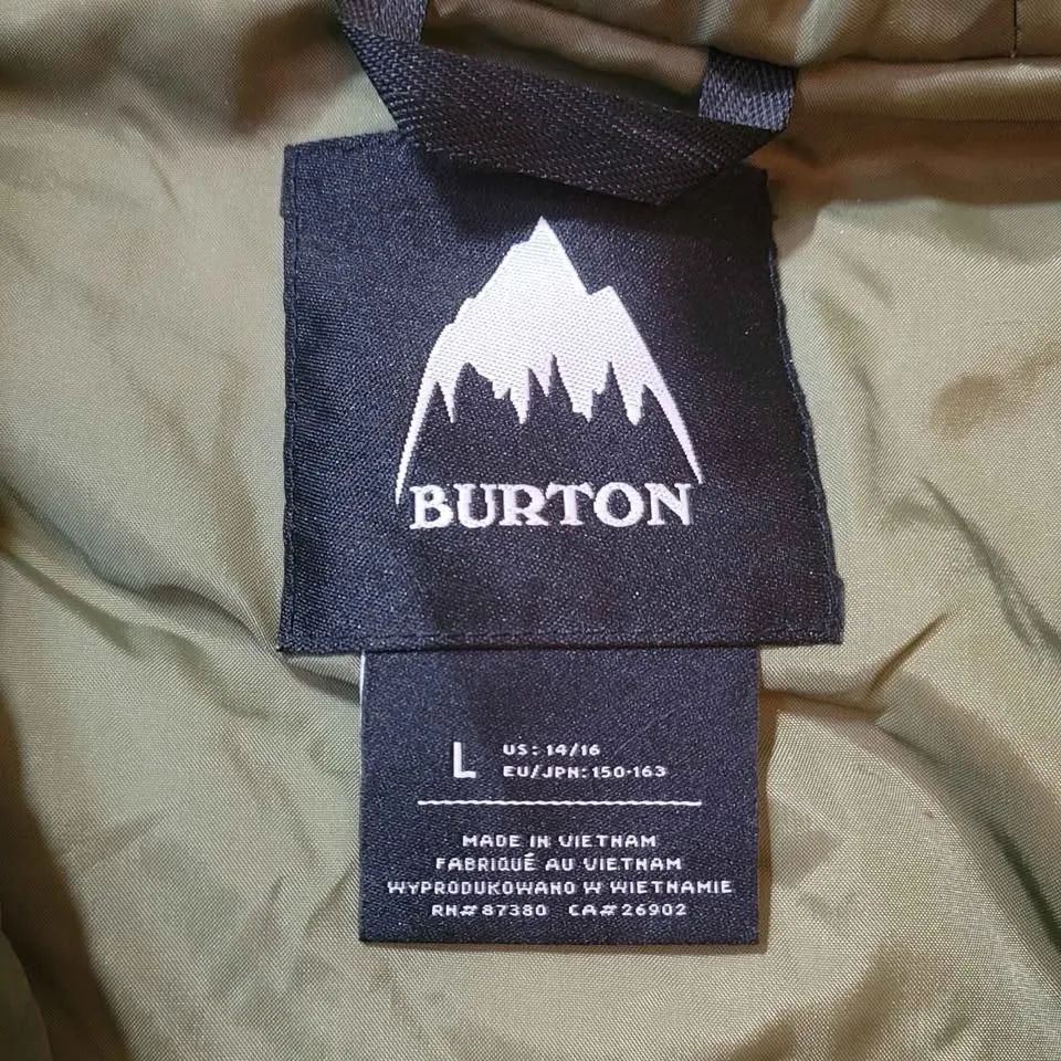 Boys BURTON Jacket Youth Large Fits Women's S/M image indicator(7)