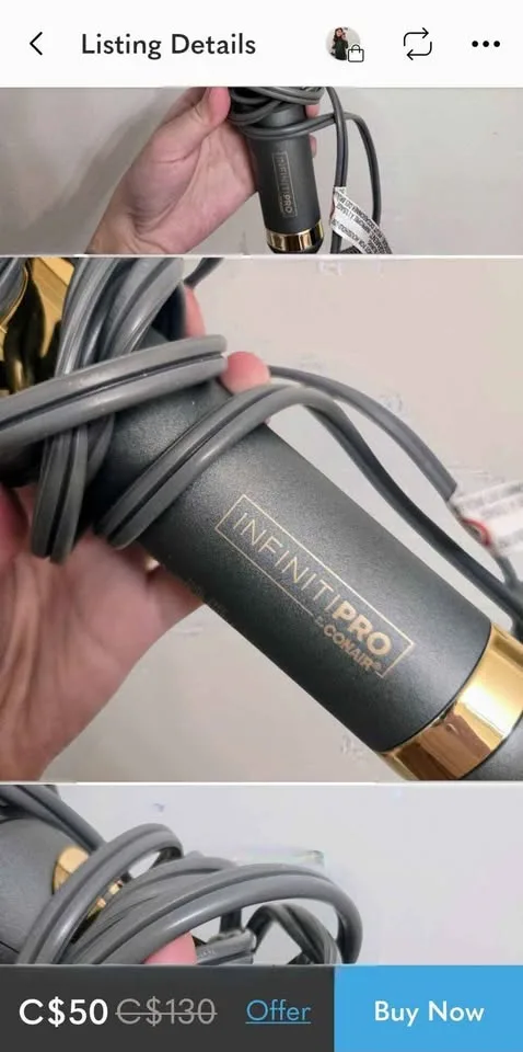 CONAIR Infinity Hair Curler image indicator(2)