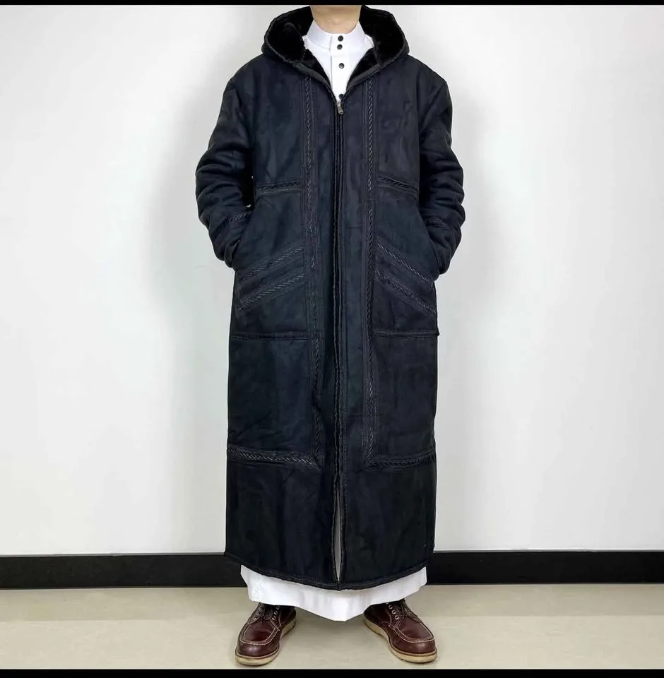 Farwa bisht Moroccan winter jacket thobe