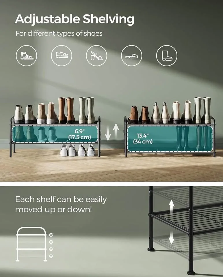 SONGMICS 2-Tier Shoe Rack - Brand New image indicator(6)