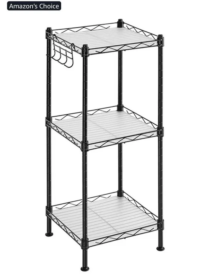 SONGMICS 3-Tier Bathroom Shelf image indicator(6)