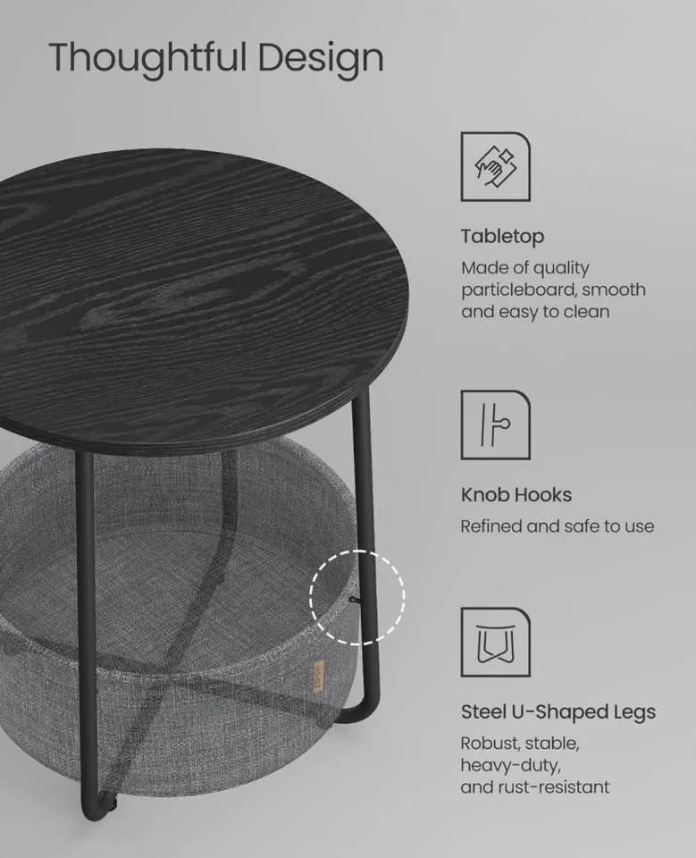 ✨ VASAGLE LILEA Small Round Side Table ✨ image indicator(4)
