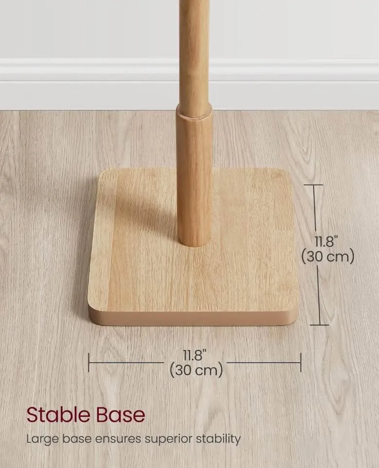 53.7 inches VASAGLE Solid Wood Coat Rack - New image indicator(4)