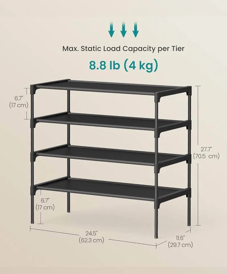 🔥 SONGMICS 4-Tier Shoe Rack 🔥 *Price is firm at 15* image indicator(3)